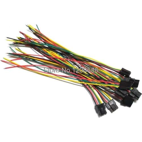 4PIN 15CM 22AWG Power Connector Plastic Shell Molex 3.0mm 43645-0400 Male Power wire harness Molex Micro-Fit 3.0 wire harness