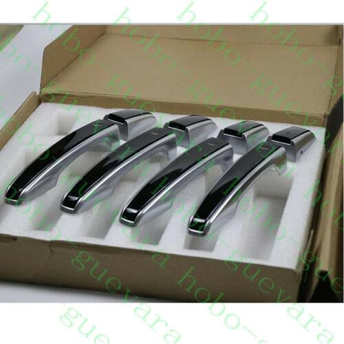 For Land Rover Range Rover Sport 2014 2015 2016 2017 Silver+Black High quality Door Handle Cover Frame 8pcs