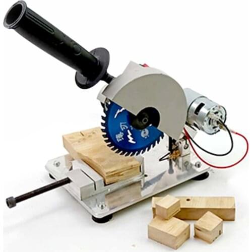 Household multifunctional micro cutting machine small aluminum cutting machine 4 inch desktop 45 degree steel wood cutting