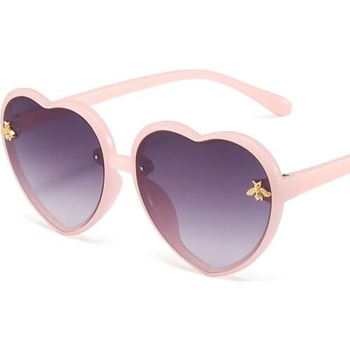 Bohosco Kids Sunglasses Heart Gradient Children Cute Girls Boys Baby Retro Fashion Frame Vintage Sun Glasses Goggles Eyeglasses