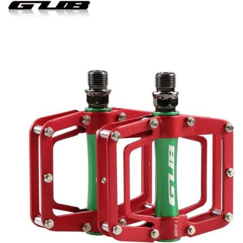 GUB Aluminum Cycling Bike Pedals For MTB Road Bicycle Pedal CNC Sealed Bearing Flat Platform Antiskid Pedals Riding Bike Part