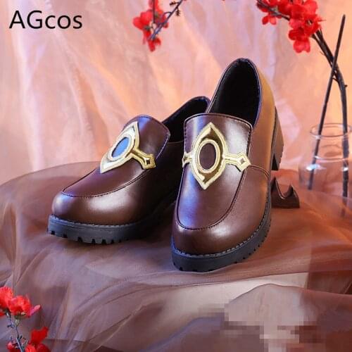 Game Cosplay Genshin Impact Hu Tao Cosplay Shoes