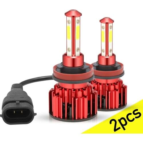 2Pcs New 4300K 20000LM LED H7 H11 Bulb 360 Degree H1 H3 H4 H8 H9 9005 HB3 9006 HB4 Auto Car Headlight 12V 6000K Fog Light