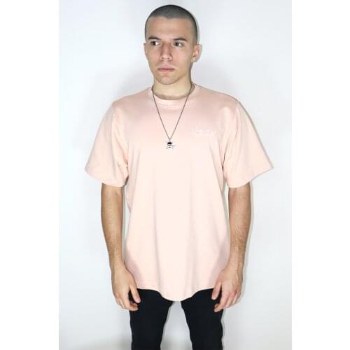 OVERSİZE CRZN Printed Yavruağzı T-Shirt