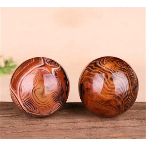 Natural quartz agate sardonyx ball crystals healing stones for home decoration