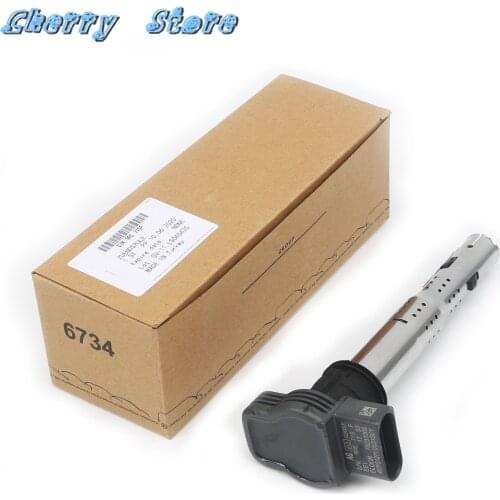 NEW 07K 905 715 F Ignition Coils Pack For VW Volkswagen Passat Jetta Golf Audi A3 A4 A5 A6 Q3 Quattro Q5 0221604115 UF575 UF-575