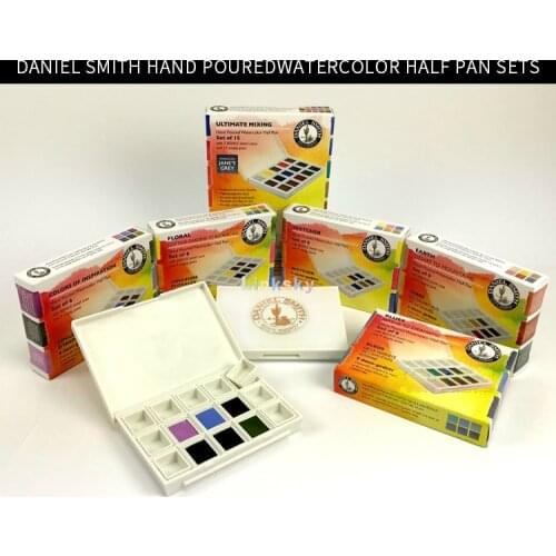 Original DANIEL SMITH Set Watercolor Tubular Avaro Watercolour WaterColor Acuarelas,6 solid color set,Profesionales Art Supplies