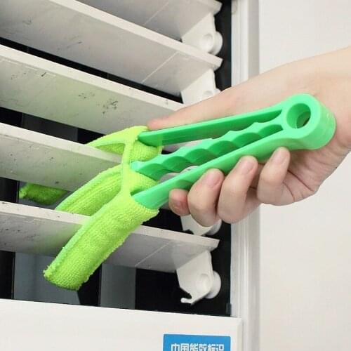 Useful Microfiber Window Cleaning Brush Blind Blade Cleaning Cloth Air Conditioner Duster Cleaner With Washable Venetian 5z