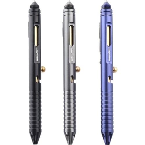 Practical Tactical Pen Tungsten Steel Glass Breaker Self Defense Tactical Survival Pens Multifunction Brass Whistle Defence Pen