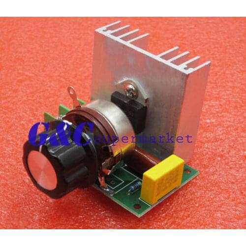 Speed Controller AC 3800W SCR Electric Voltage Regulator Dimming Switch diy electronics