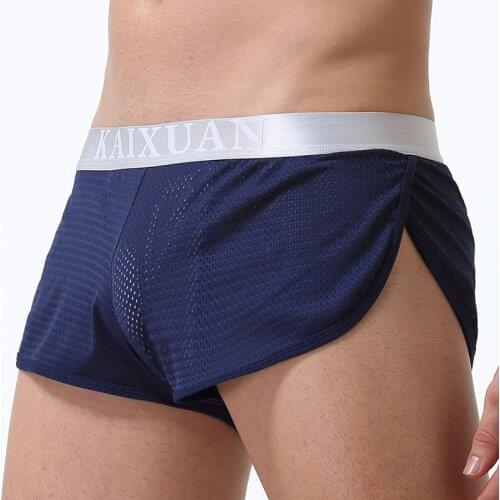 Mens Arrow Shorts Panties Leisure Mens Summer Thin Active Arrow Shorts Underwear Mesh Boxers