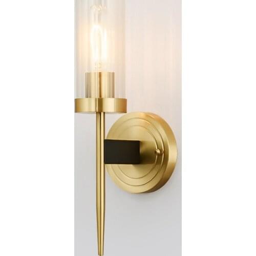 Vintage led wall light wall light crystal aisle bedroom living room wall lights for home luminaria de parede