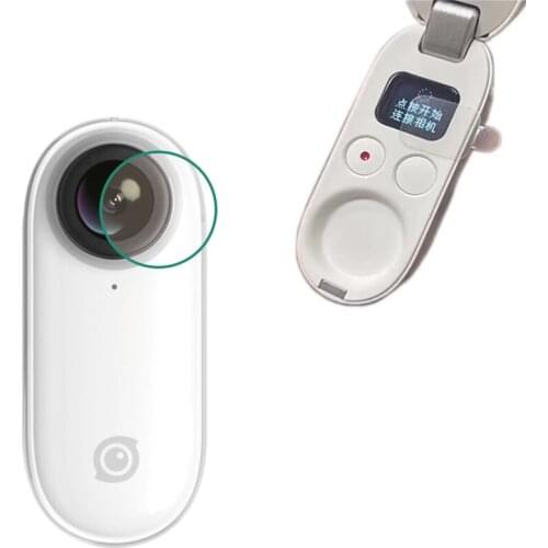 Lens Glass Screen Protector+ LCD Display Cover PET Soft HD Film For Insta360 GO 2 Sport Insta 360 Go2 Action Camera Protection