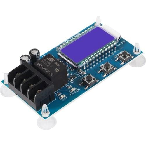 1pc DC 6-60V 30A Storage Battery Charging Control Module Protection Board Charger Time Switch LCD Display For XY-L30A XY-L15A