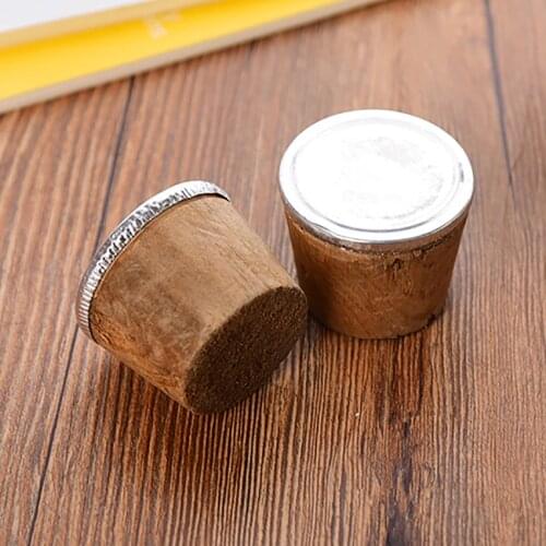 2pcs/lot Household Wooden Thermos Bottle Cork Plug Lid Insulation Pot Cap Stopper Kettle Parts Bar Wine Reusable Sealing Corks