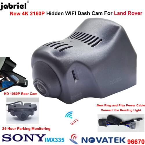4K Dash Cam Car DVR Camera For Land Rover Range Rover Sport Range Rover Evoque Range Rover for Jaguar XJ F-Type XJR 2014 - 2016