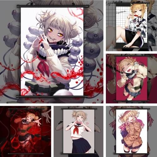 Boku no Hero Academia Toga Himiko Anime Manga HD Print Wall Poster Scroll