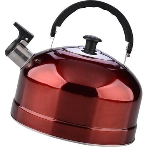 Whistling Tea Kettle Kitchen Restaurant Stainless Steel Teapot Stovetops