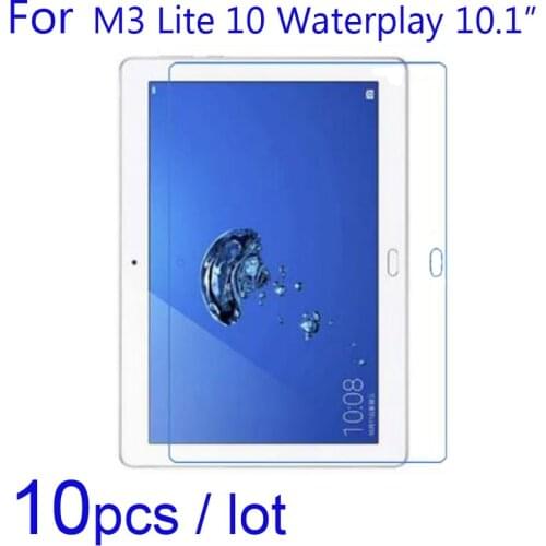 For Huawei MediaPad M3 Lite 10 Waterplay WP/M5 Lite,10pcs/lot Soft Clear/Matte/Nano Anti-Explosion Tablet Screen Protector Films