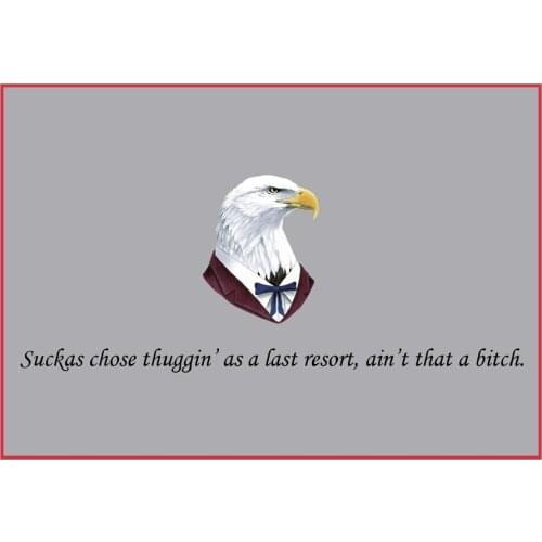 Decorative Fun Magnets 78*54*3mm Eagle Metal Wrapped Magnets 20229 Fun Gift