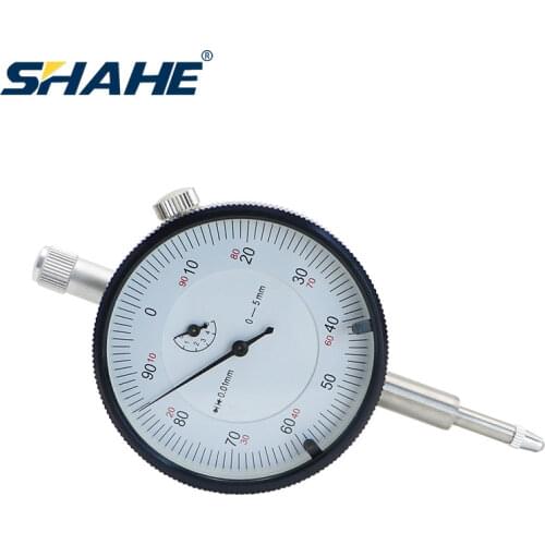 0.01mm 0-5mm Dial Indicator Gauge Round Dial Test Indicator Gauge Accuracy Dial Indicator Measurement Instrument Precision Tool