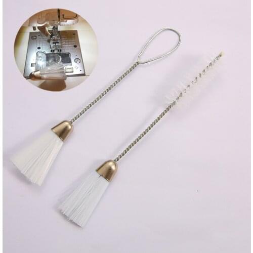 Hot Sell 2pcs Household Double Ended Cleaning Brush Multi-function Sewing Machine Clean Brush Tail