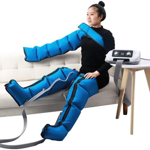 Varicose veins air wave pressure pressure circulation elderly leg massager therapeutic apparatus physical therapy machine home