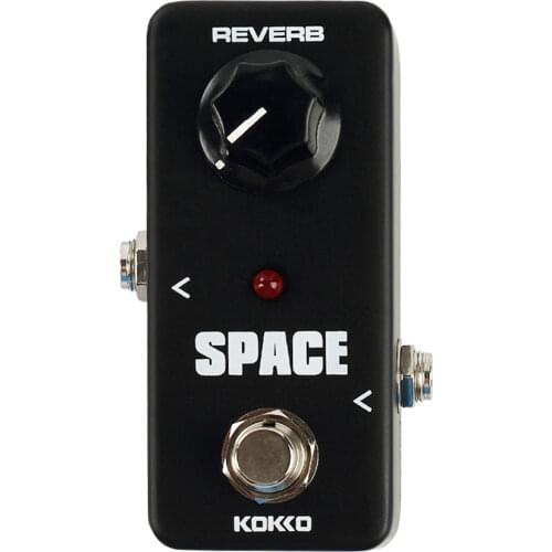 KOKKO FRB2 Mini SPACE Reverb Guitar Effect Pedal Black Portable Guitar Effects Pedal Stompbox Guitar Parts Accessories