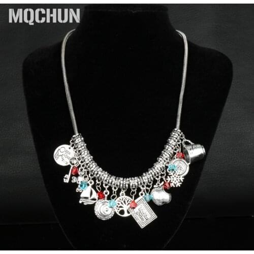 Fashion Jewelry Accessories Necklace "Once Upon A Time" Charms Pendant Necklace for Women Jewelry Gift -30