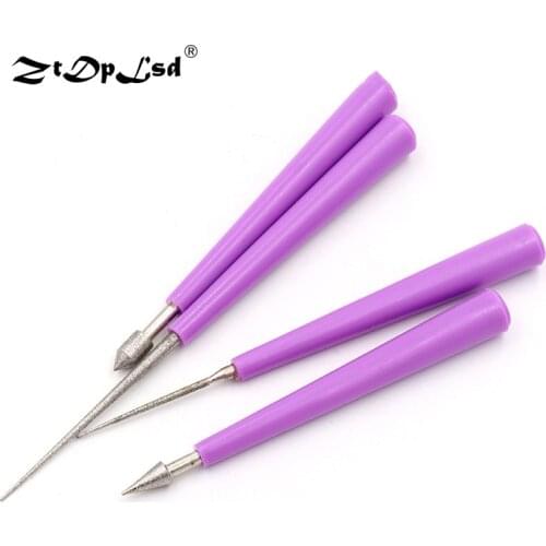 ZtDpLsd 4Pcs/Lot Diamond File Needle Set Wood Rasp Lapidary Ceramic Tool Sharpening Gringding Carving Repair Cutting Files Kit