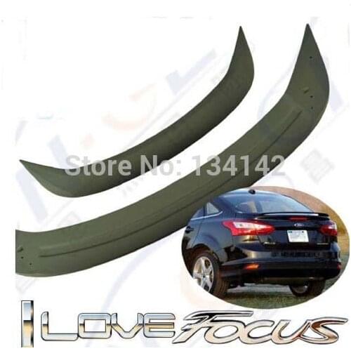 New auto Car Primer Rear Trunk lip Spoiler Wing for Ford Focus 3 mk 3 mk3 Sedan 2012 2013 2014 2015