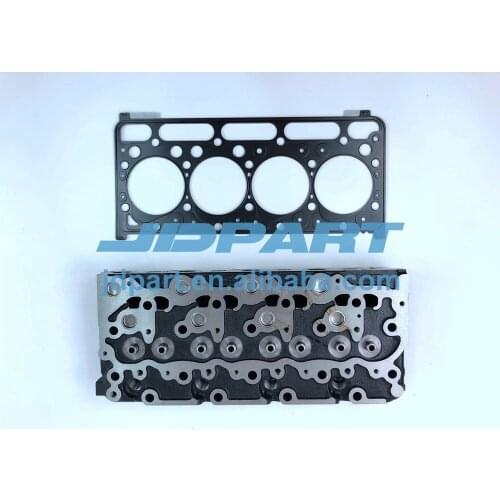 New type v2203 IDI cylinder head with head gasket For Kubota