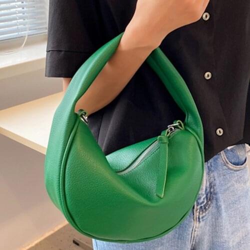 Solid Color PU Leather Shoulder Crossbody Bags For Women 2021 Womens Designer Small Chain Handbag Female Travel Messenger Bag