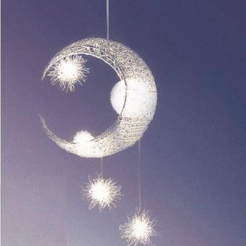 Pendant light restaurant lamp rustic handmade modern low voltage lighting bedroom lamp child real luminaire