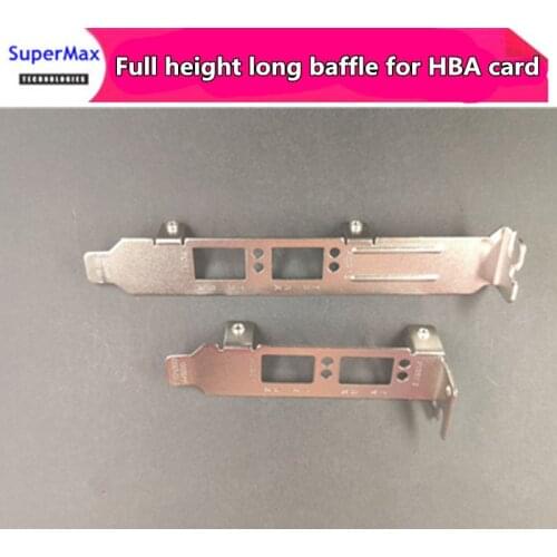 Full-height/half-height baffle for EMULEX LPE12002 8G PCI-E HBA card dual port Long/short baffle 1pcs free shipping