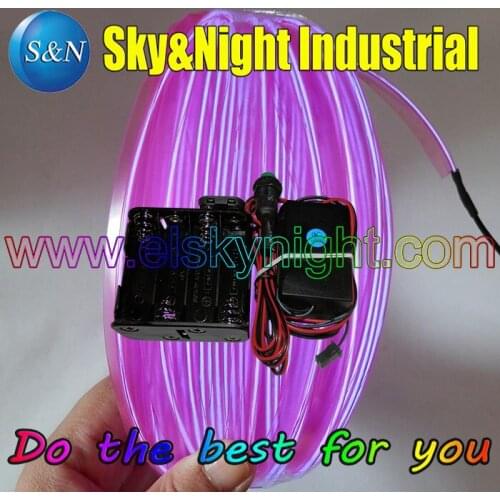 Event & Party Supplies Welt EL wire-PURPLE color 12M for sawing onto clothing easy use (Flashing)Night dress+Free shipping