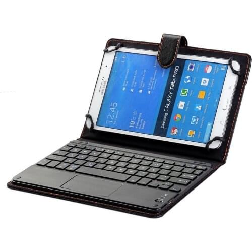 Slim Folio PU Leather Case Stand Cover + Detachable Wireless Bluetooth Touchpad Keyboard For Huawei MediaPad M3 8.4 BTV-W09/DL09