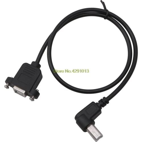 Extension Cable 50cm USB 2.0 B Male to USB B Female Socket Printer Mount Panel Drop Shipping Support