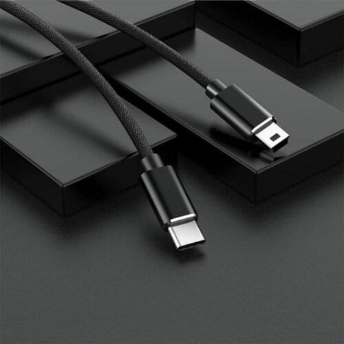 USB Type C To Mini USB Quick Charging Cable USB2.0 Mobile Phone Charger Data Transfer Cable For Samsung S20 Huawei P30 Xiaomi 10