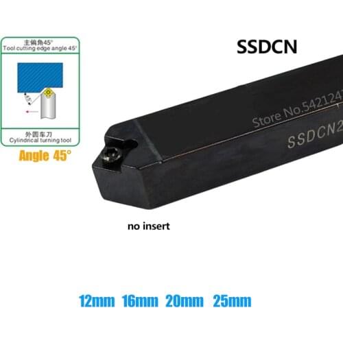 1PC SSDCN1212H09 SSDCN1616H09 SSDCN2020K09 SSDCN2525M09 CNC turning tool bar External Turning Tool Holder SCMT Carbide Inserts