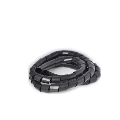 30mm 2m/rollHose protection wire case hose pipe cable finishing line with fixed bundle of wire Transparent Protection Wire Wind