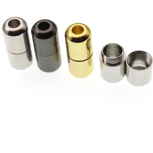 6Pcs/lot Hole 3.5mm fits Shoelace Buckle,Lazy Shoe Laces Buckle, Necklace Bracelet End Caps Connector DIY Jewelry Findings