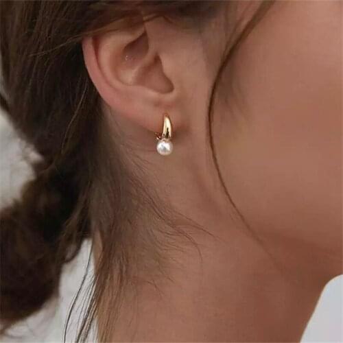 12Pairs/lot Imitation Pearls Earrings Simple Earring for Women