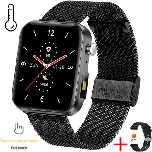 2021 Bluetooth Call Smart Watch Men Women Full Touch Fitness Tracker Blood Pressure Smart Clock Wristband Waterproof Smartwatch