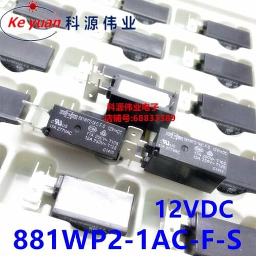 881WP2-1AC-F-S 12VDC 17A 12V Relay 6PIN