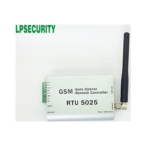 Automatic GSM SMS access controller module RTU 5025 silver Wireless smart Door / gate open switch