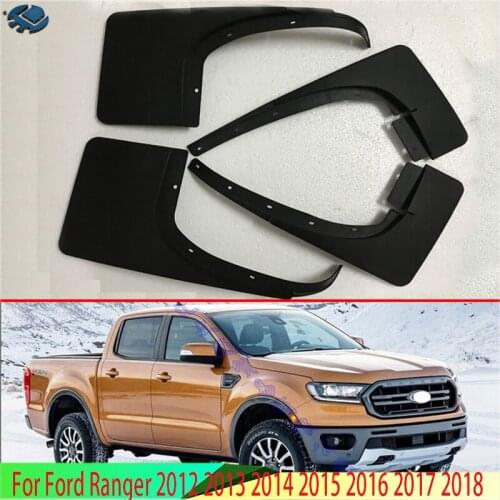 For Ford Ranger 2012 2013 2014 2015 2016 2017 2018 Mud Flaps Splash Guard Mudguards Fender 4PCS/Set