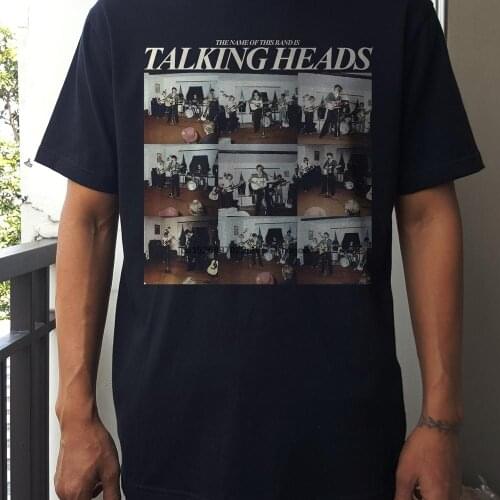 Talking heads tshirt the name of this band is talking heads