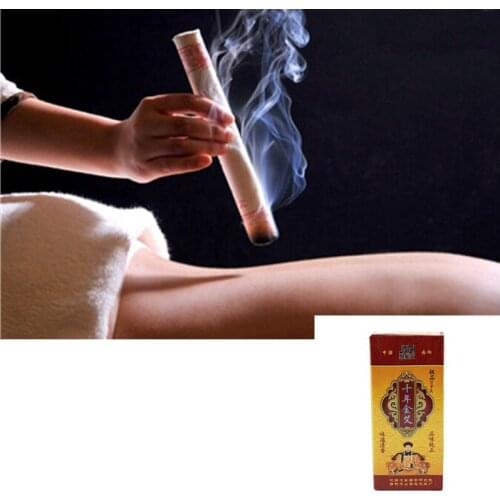Ten Years Old Moxa Roll Chinese Pure Mox Roller Stick Rolls Moxibustion Mugwort Moxa Artemisia Acupuncture Massage Therapy
