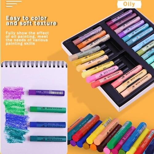 Kuelox Professional Art Soft Oil Pastel Crayon Macaron Morandi Artist Grade Artist/Student Graffiti Oil Pastel Drawing Supplies